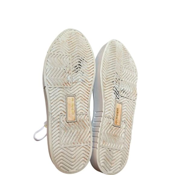 Adidas Sleek Pointed Toe Sneakers White Size 8 - Picture 5 of 7